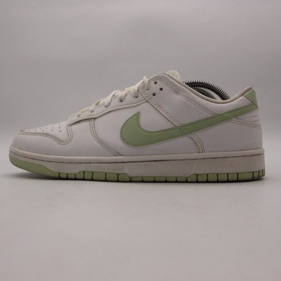 Nike Dunk Men's Size 9 Low White/Honeydew Sneaker Shoes Sneakers DV0831-105 - Picture 4 of 9